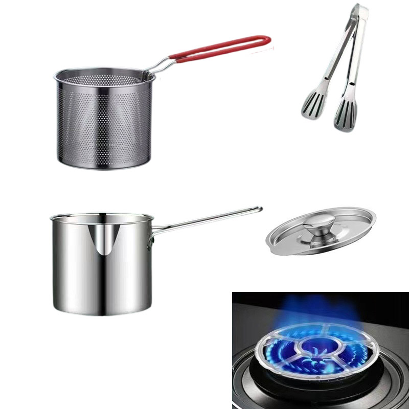 Mini olla para freír profunda  - Home Cooking Oil Filter reseña y precio