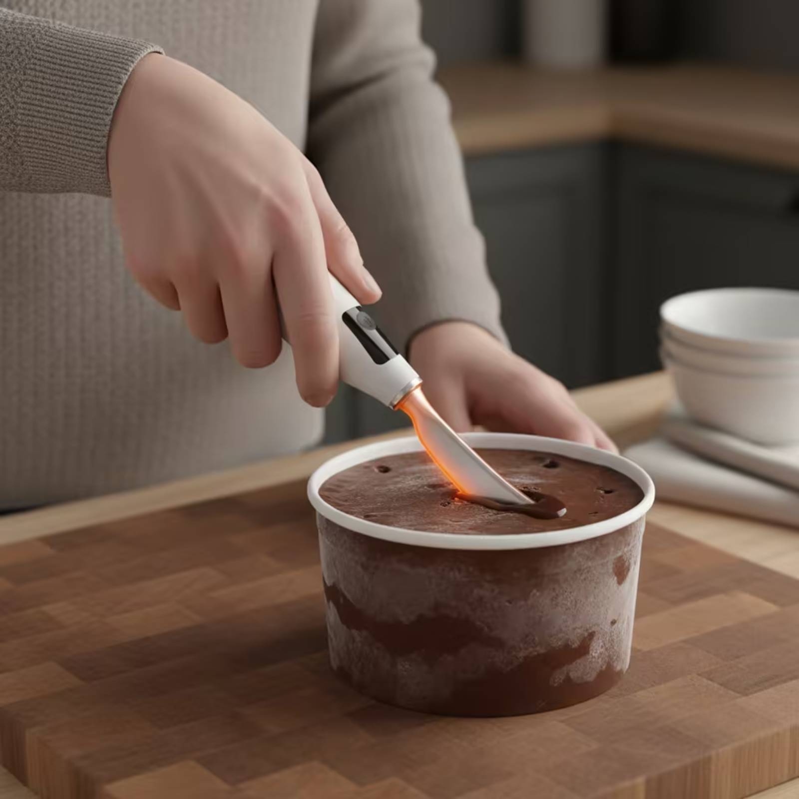Cuchara Eléctrica Recargable p - Home Cooking Kitchen reseña y precio