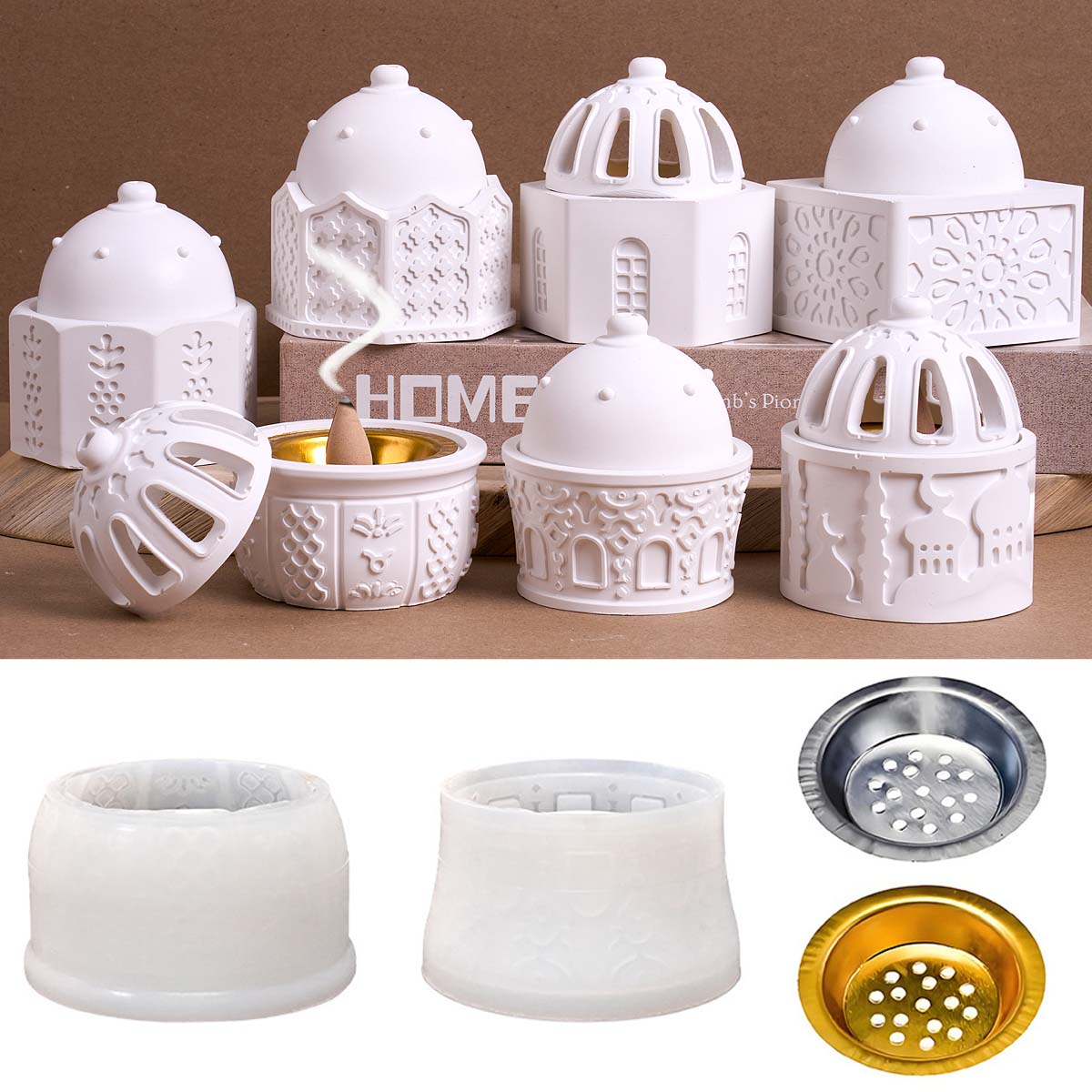 Tarro de vela en relieve redon - Idli Steamer Mold reseña y precio
