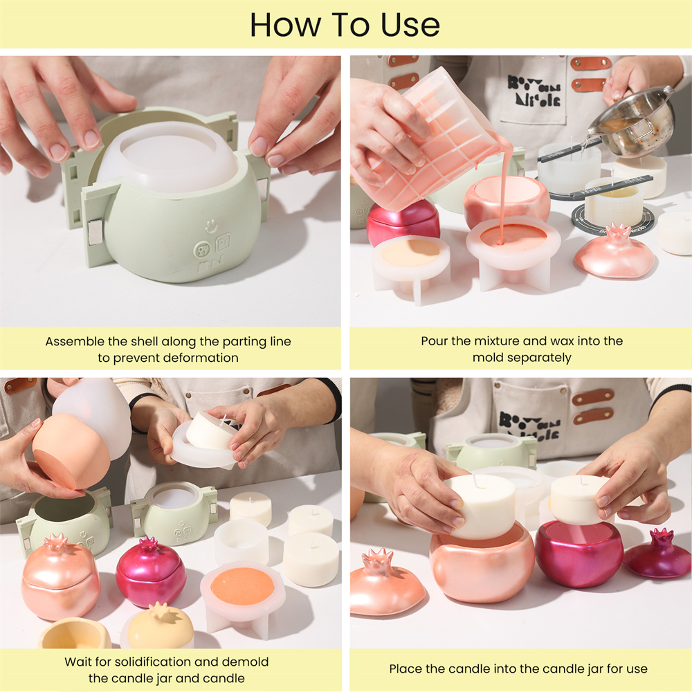 Nicole-tarro de vela de hormig - Idli Steamer Mold reseña y precio