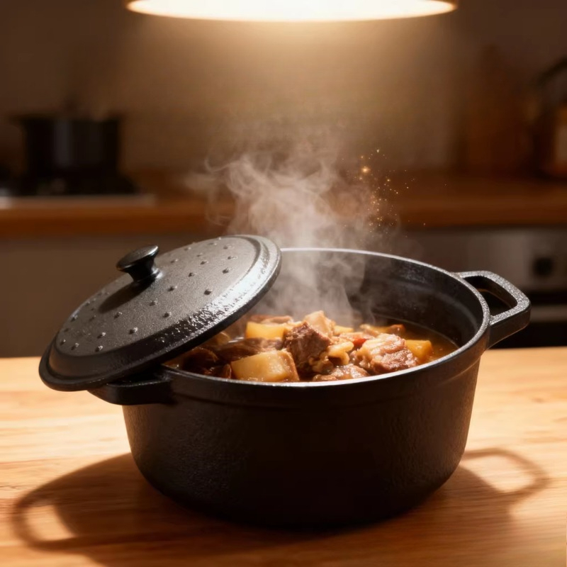 Olla de hierro fundido esmalta - Dutch Oven Enamel reseña y precio