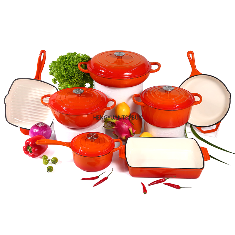 Juego de Utensilios de Cocina  - Dutch Oven Enamel reseña y precio