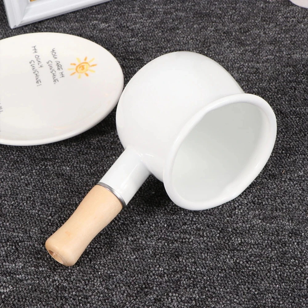 Olla para leche, sartén para c - Dutch Oven Enamel reseña y precio
