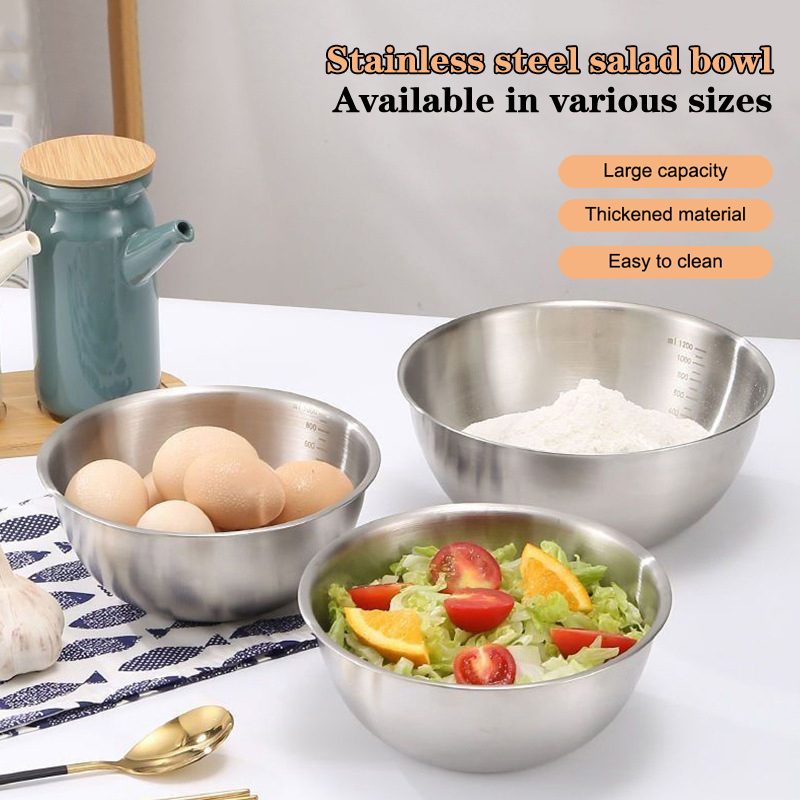 Juego de cuencos de acero inox - Home Cooking Cookbook reseña y precio