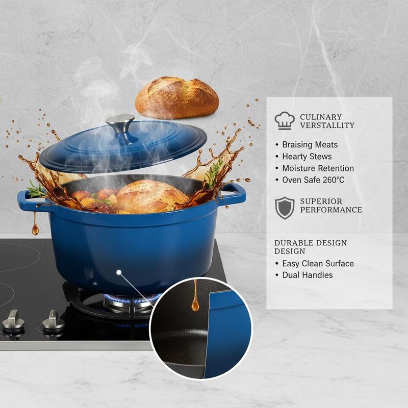 Olla de Hierro Fundido Esmalta - Dutch Oven Enamel reseña y precio