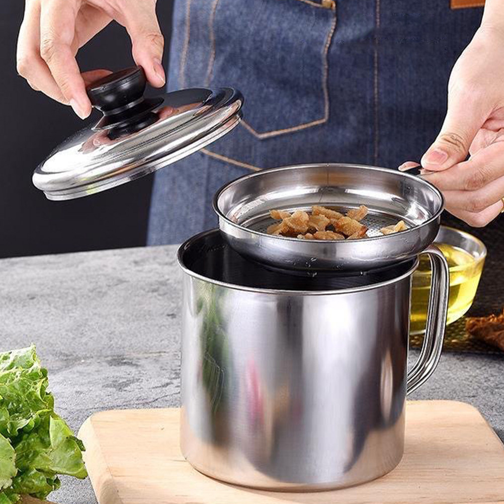 1 Juego de Colador de Aceite d - Home Cooking Oil Filter reseña y precio